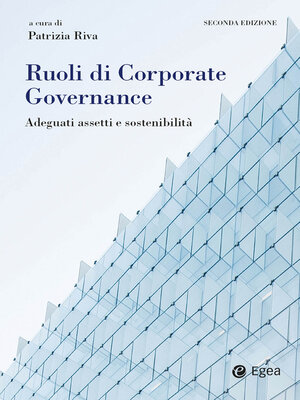 cover image of Ruoli di Corporate Governance